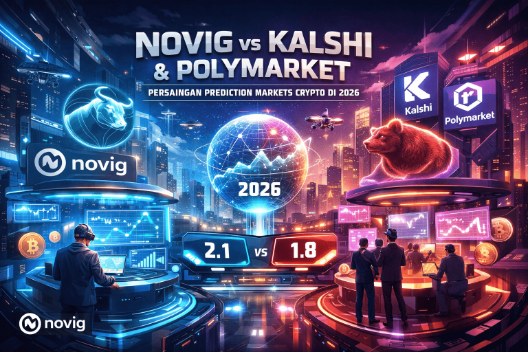 Novig vs Kalshi & Polymarket: Persaingan Prediction Markets Crypto di 2026