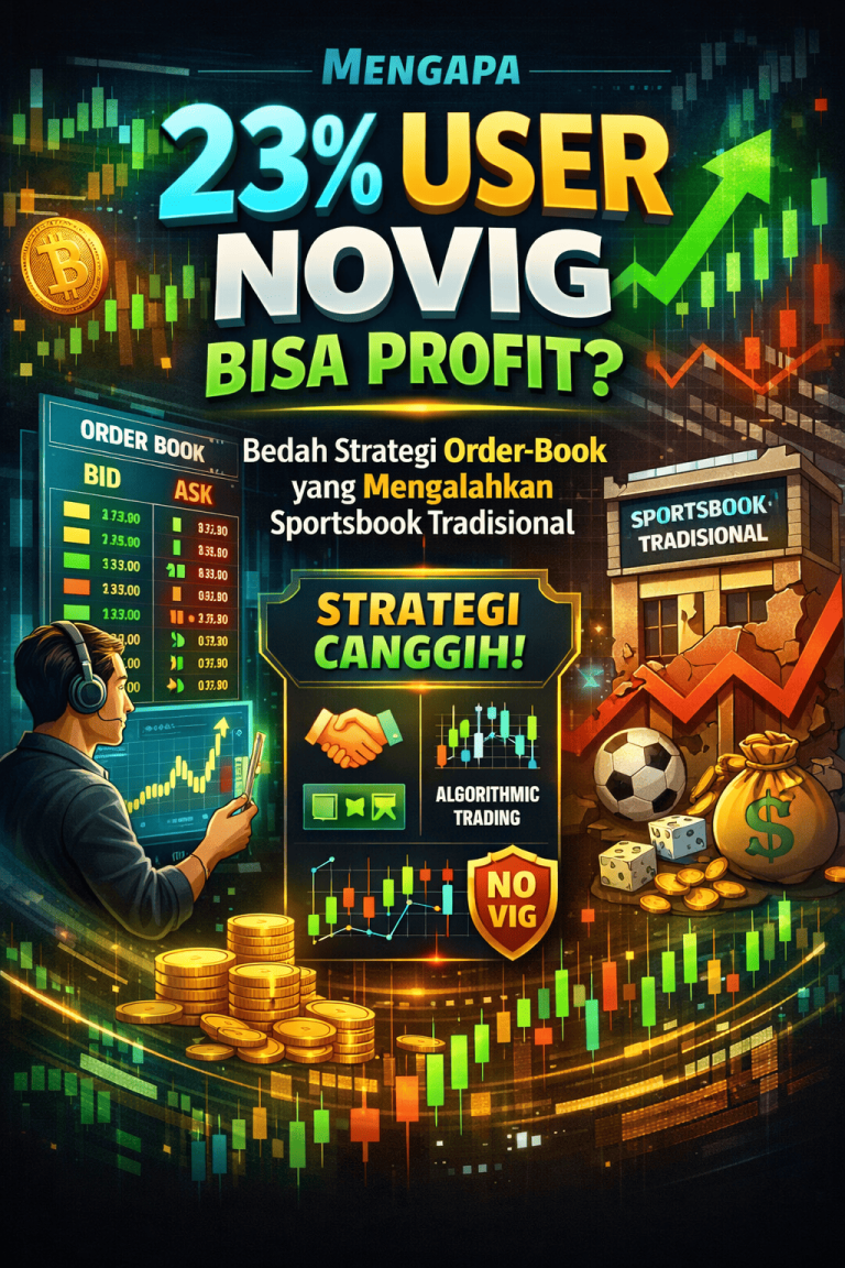 Mengapa 23% User Novig Bisa Profit? Bedah Strategi Order-Book yang Mengalahkan Sportsbook Tradisional