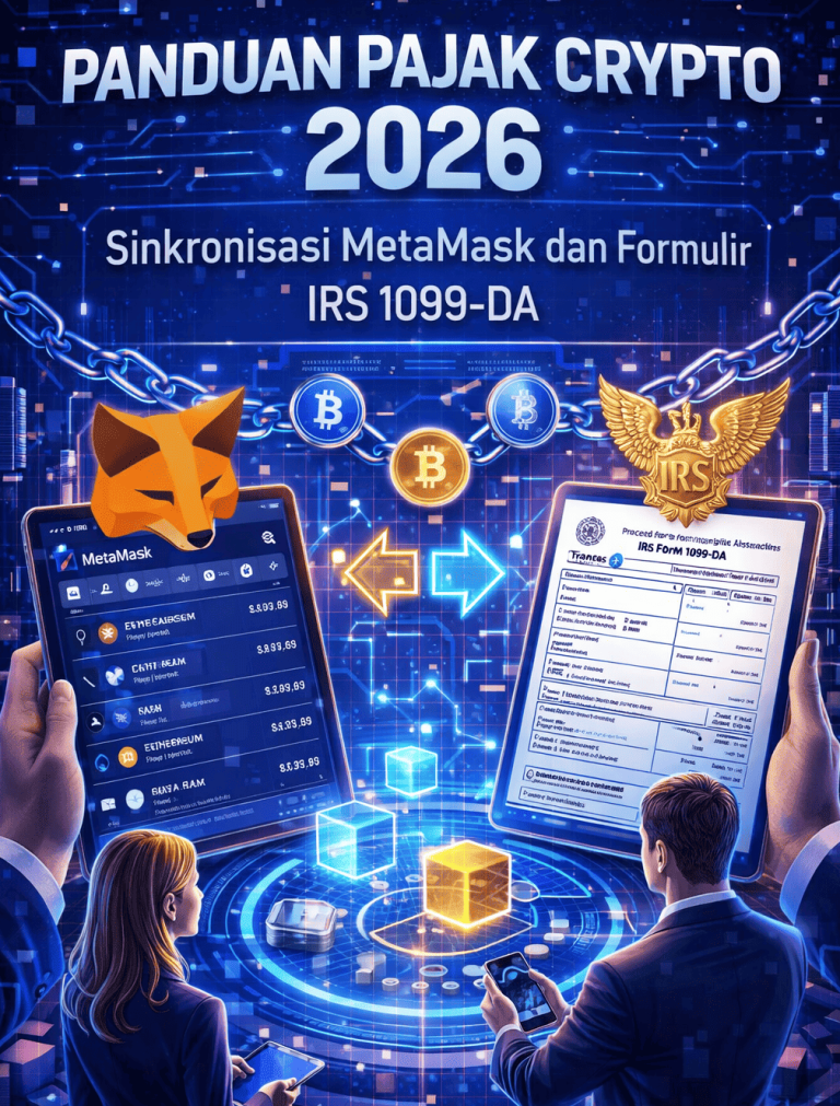 Panduan Pajak Crypto 2026: Sinkronisasi MetaMask dan Formulir IRS 1099-DA