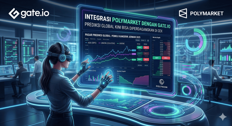 Integrasi Polymarket dengan Gate.io: Prediksi Global Kini Bisa Diperdagangkan di CEX