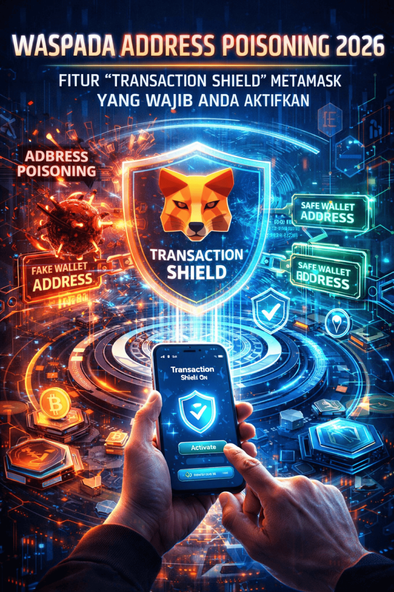 Waspada Address Poisoning 2026: Fitur ‘Transaction Shield’ MetaMask yang Wajib Anda Aktifkan