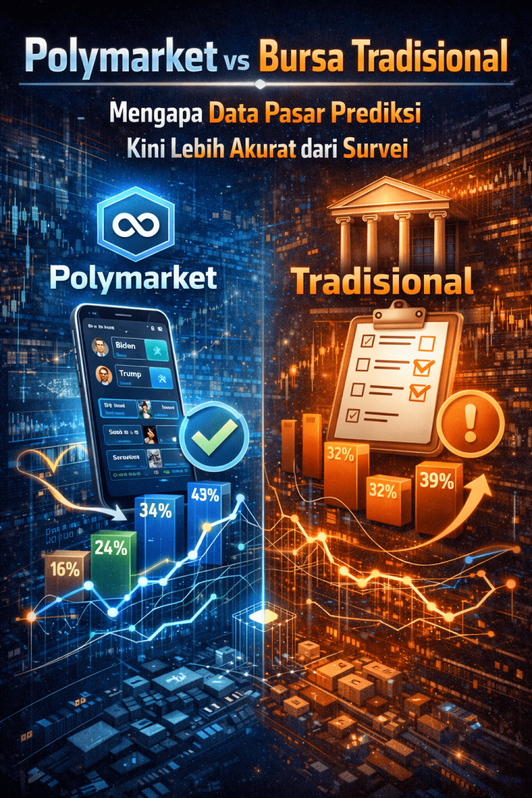 Polymarket vs Bursa Tradisional Mengapa Data Pasar Prediksi Kini Lebih Akurat dari Survei