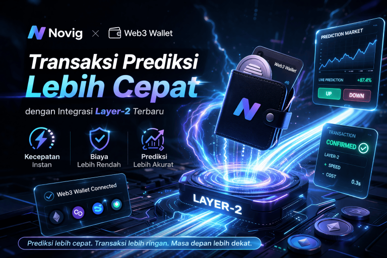 Novig x Web3 Wallet: Kini Transaksi Prediksi Lebih Cepat dengan Integrasi Layer-2 Terbaru