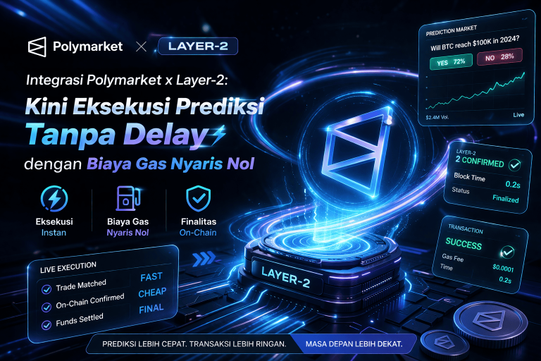 Integrasi Polymarket x Layer-2: Kini Eksekusi Prediksi Tanpa Delay dengan Biaya Gas Nyaris Nol