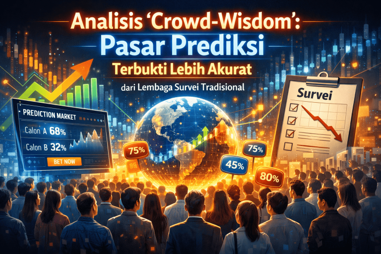 Analisis ‘Crowd-Wisdom’: Pasar Prediksi Terbukti Lebih Akurat dari Lembaga Survei Tradisional