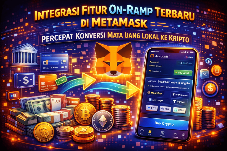 Integrasi Fitur On-Ramp Terbaru di MetaMask Percepat Konversi Mata Uang Lokal ke Kripto
