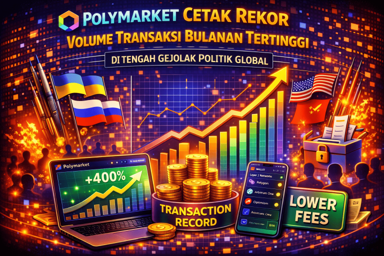 Polymarket Cetak Rekor Volume Transaksi Bulanan Tertinggi di Tengah Gejolak Politik Global