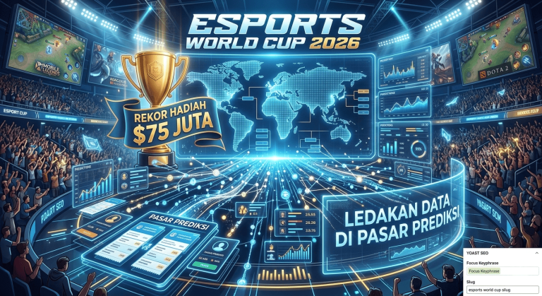 Esports World Cup 2026: Rekor Hadiah $75 Juta dan Ledakan Data di Pasar Prediksi